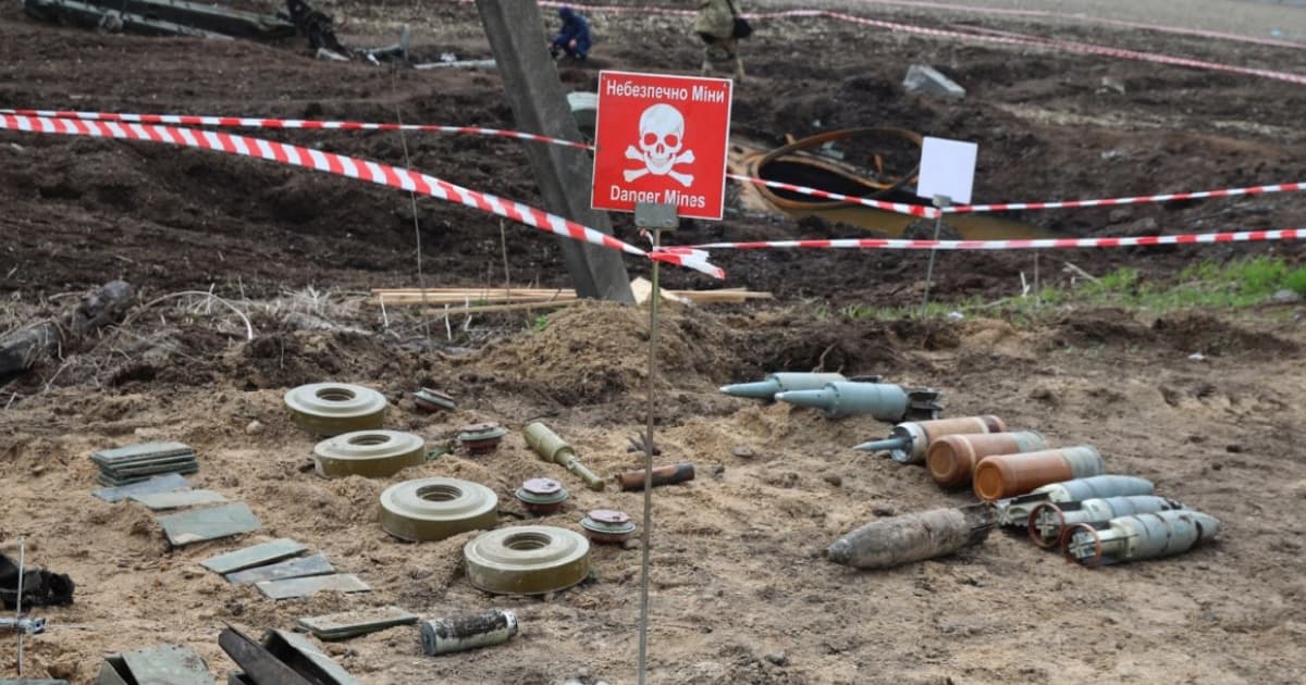 The US will provide $91.5 million and equipment for demining Ukraine