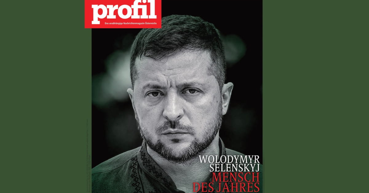 Володимир Зеленський став «Людиною року» за версією австрійського журналу «Profil»