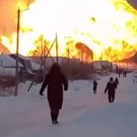 A fire broke out on a gas pipeline in Russia's Republic of Chuvashia