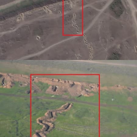 The "frontline positions" visited by Russian Minister of Defense Shoigu turned out to be trenches on the administrative border of the temporarily occupied Crimea