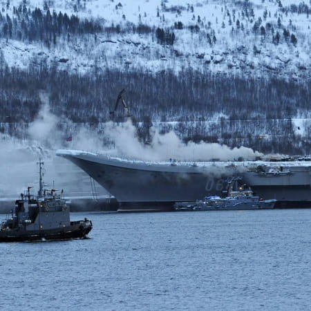 Fire broke out on the only Russian aircraft carrier "Admiral Kuznetsov"