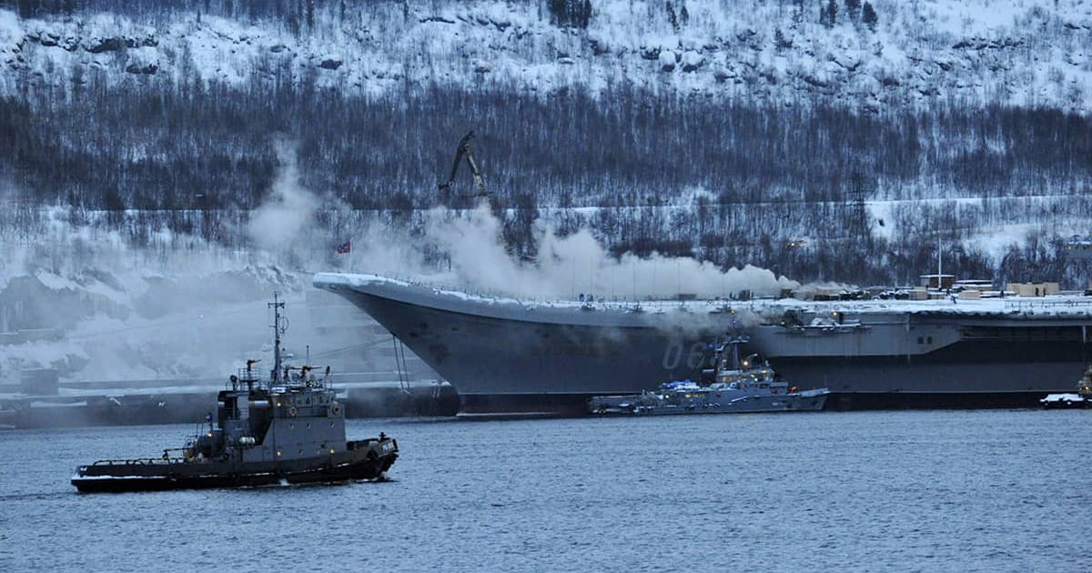 Fire broke out on the only Russian aircraft carrier "Admiral Kuznetsov"