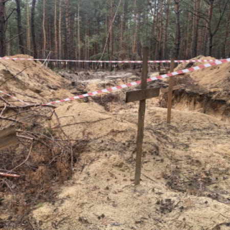 На кладовищі у поселенні геологів у Херсоні виявили 36 могил