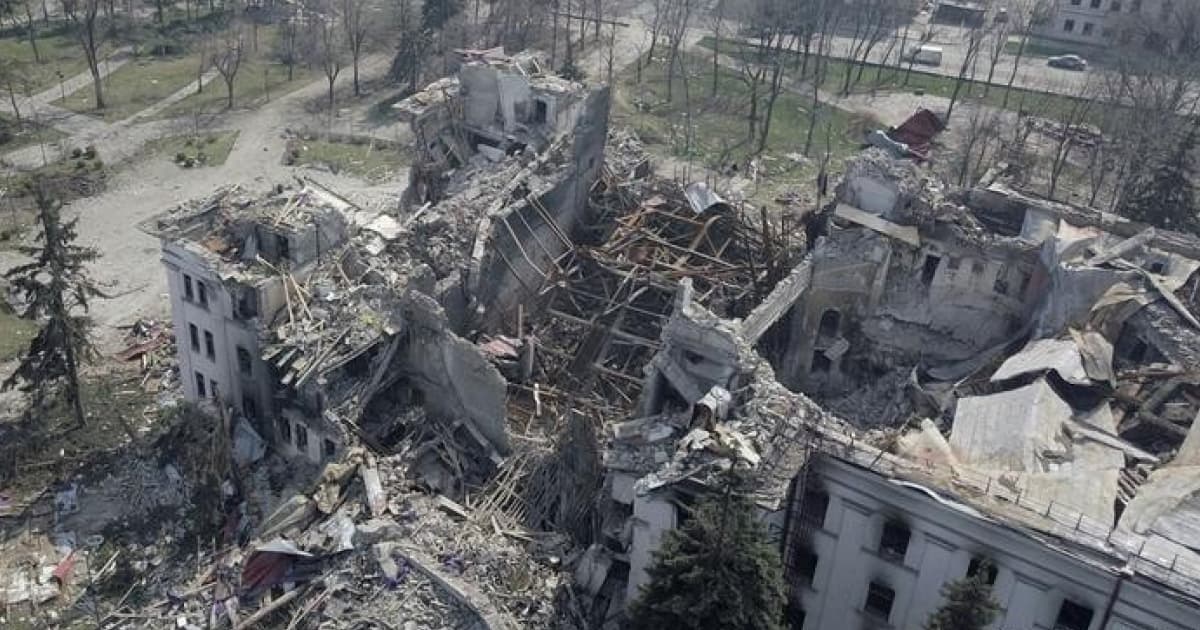 Russians are demolishing the Drama Theater in temporarily occupied Mariupol