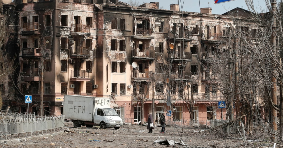Росіяни почали зносити будинки у центрі тимчасово окупованого Маріуполя