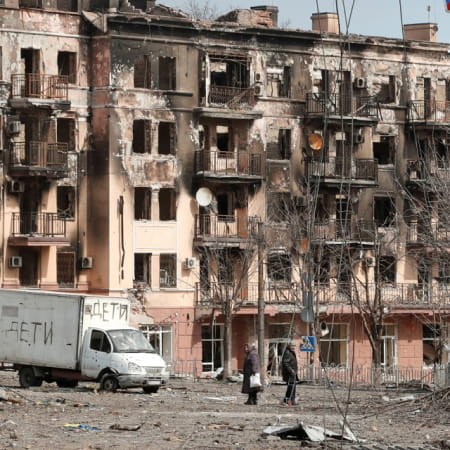 Russians began demolishing houses in the center of temporarily occupied Mariupol