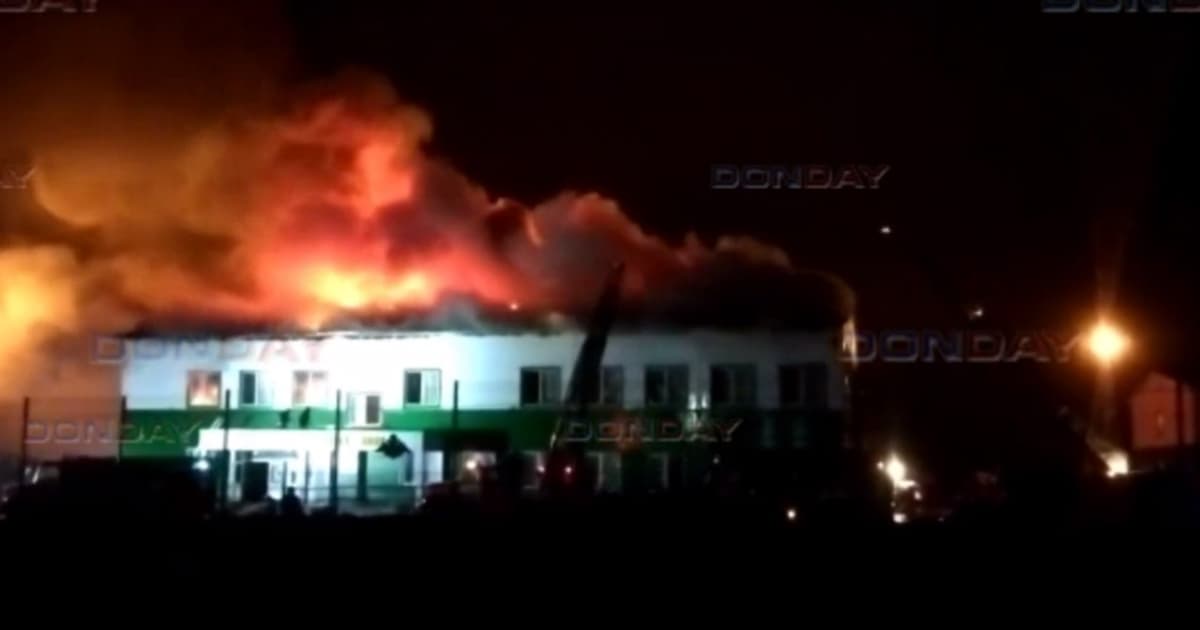 27 грудня у Ростовській області згоріла будівля у розташуванні 150 мотострілецької дивізії РФ