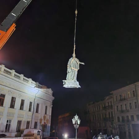 Monuments to Catherine II and Suvorov demolished in Odesa