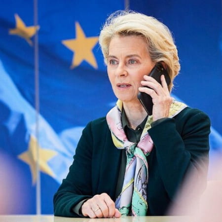 The President of the European Commission held the first phone call with the President of Ukraine in 2023