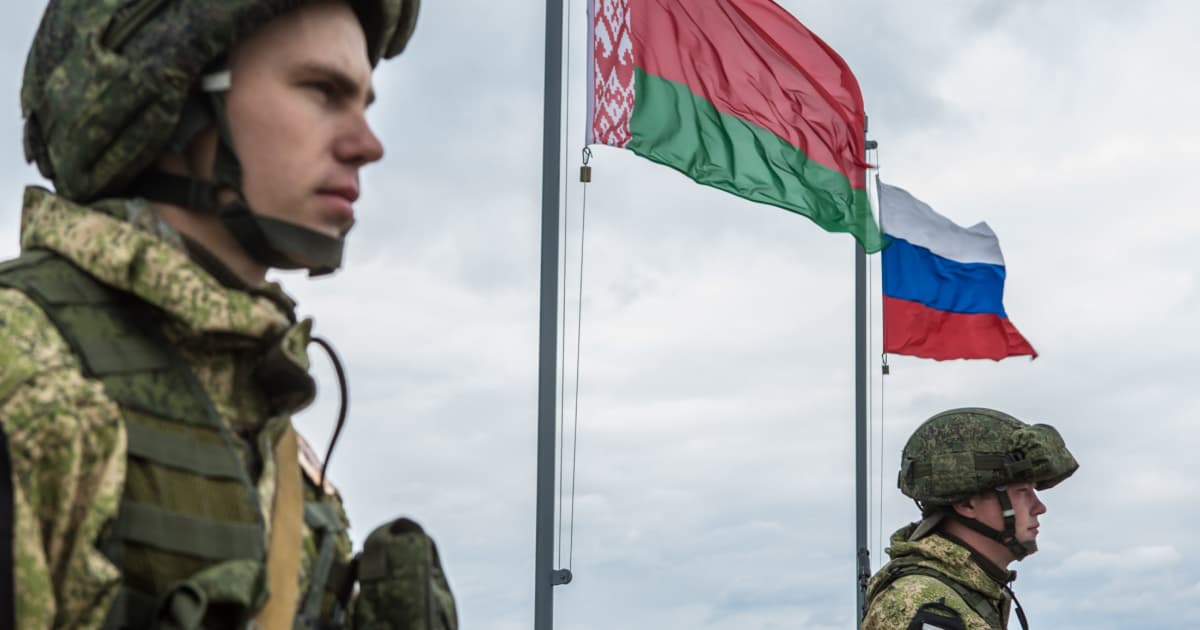 In Belarus, Russia continues to build up weapons, equipment, and troops, which has been taking place since October 2022
