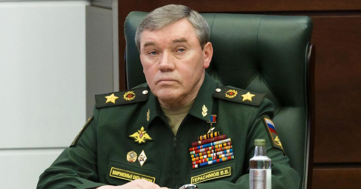 The Main Directorate of Intelligence: Appointment of Valerii Gerasimov to the post of commander of occupation troops indicates preparation for a long-term war