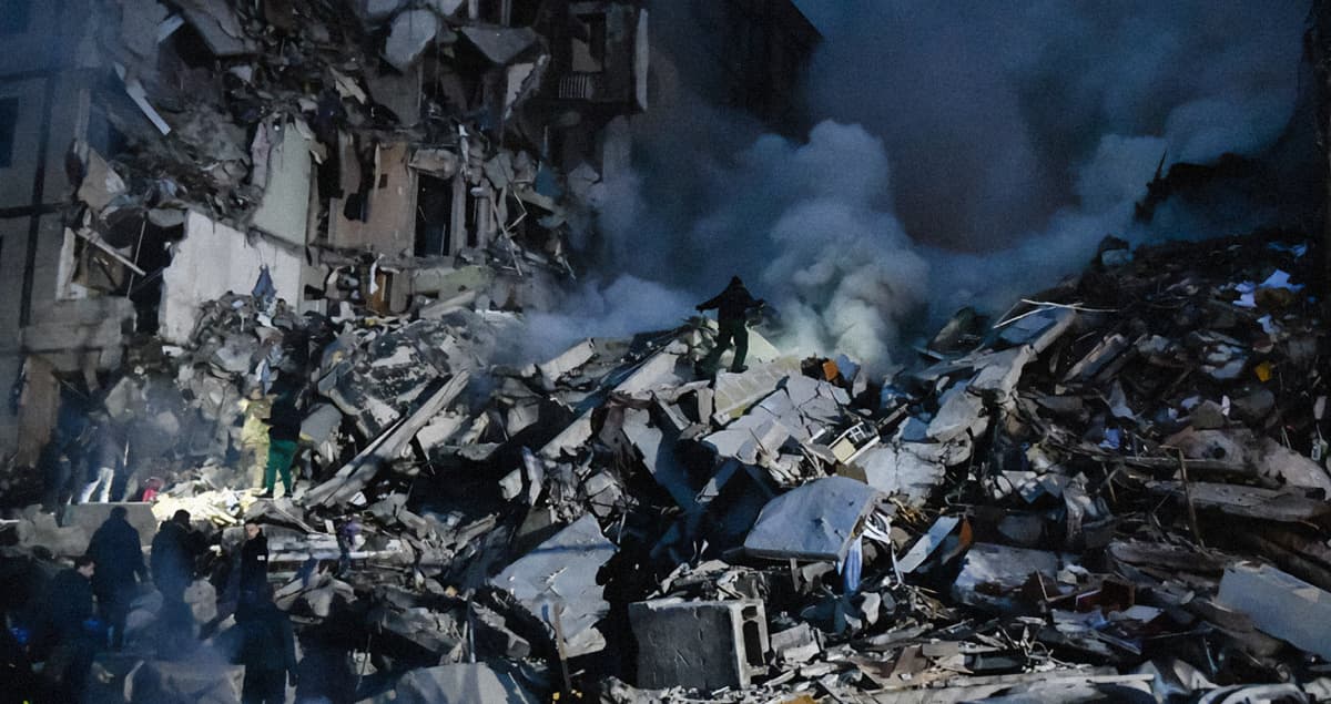 As of 20:00, the number of wounded is sixty as a result of the Russian Kh-22 missile hitting a house in Dnipro