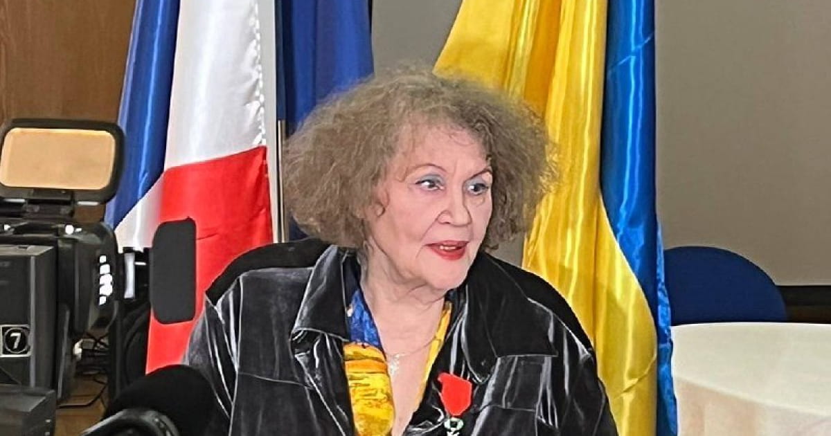 Українська письменниця та поетеса Ліна Костенко стала кавалером Ордену Почесного легіону
