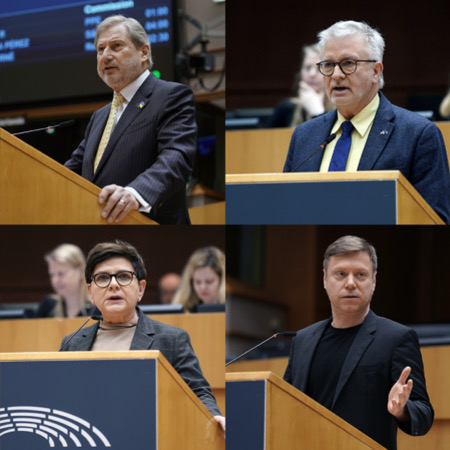 The European Parliament adopts a resolution calling on the EU to work on starting negotiations on Ukraine's accession to the bloc