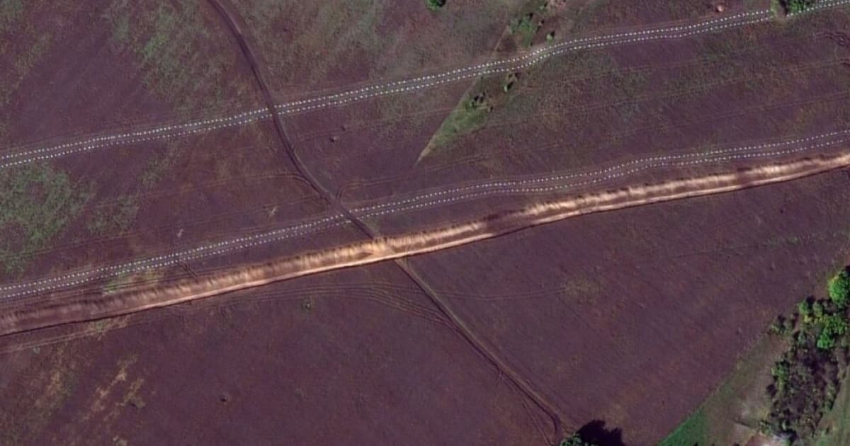 Так звану «лінію Вагнера» на сході можна побачити на супутникових знімках