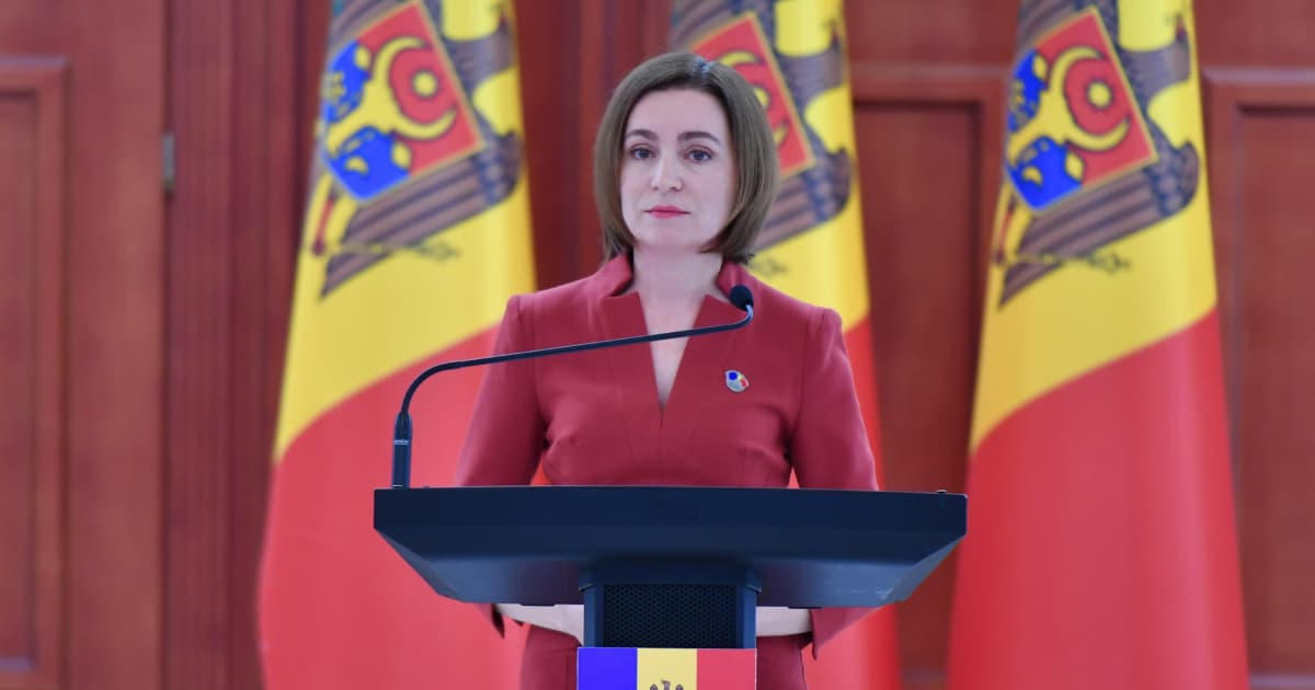Президентка Молдови отримала матеріали від України, які містять детальну документацію логістики для організації російських диверсійних дій в країні