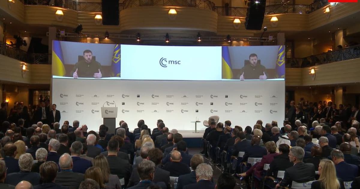 Володимир Зеленський відкрив Мюнхенський безпековий саміт промовою «Давид на Дніпрі»