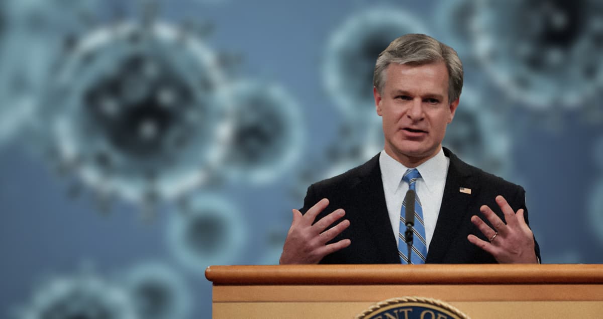 The most likely cause of the COVID-19 pandemic is a lab leak in China — FBI Director