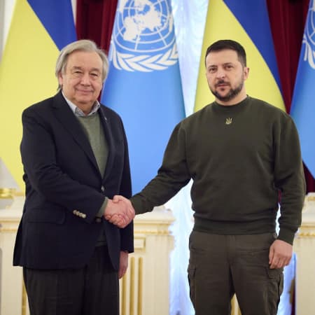 Volodymyr Zelenskyy and UN Secretary-General hold talks in Kyiv