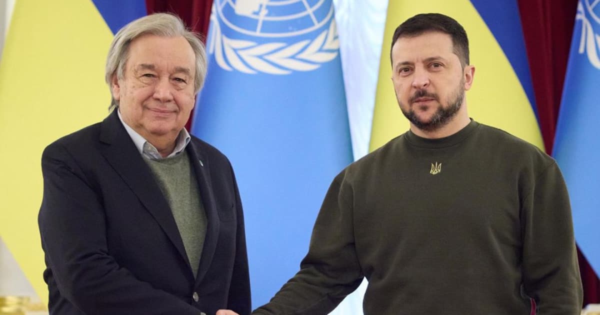 Volodymyr Zelenskyy and UN Secretary-General hold talks in Kyiv