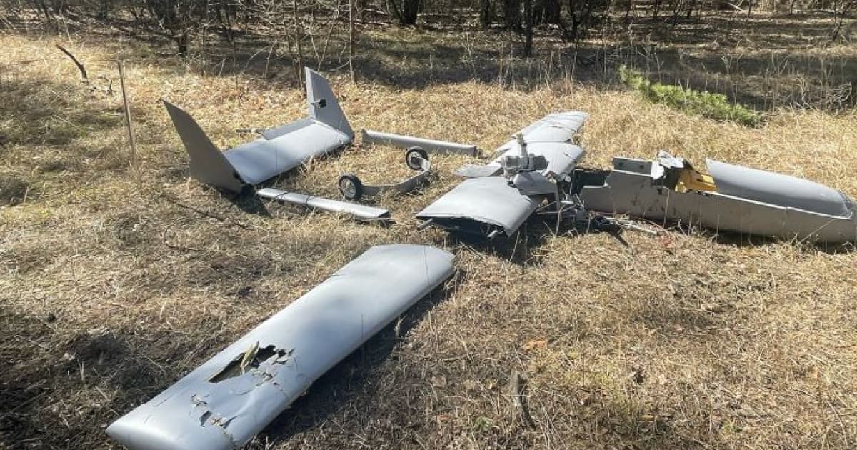 Українські військові збили дрон китайського виробництва «Mugin-5»