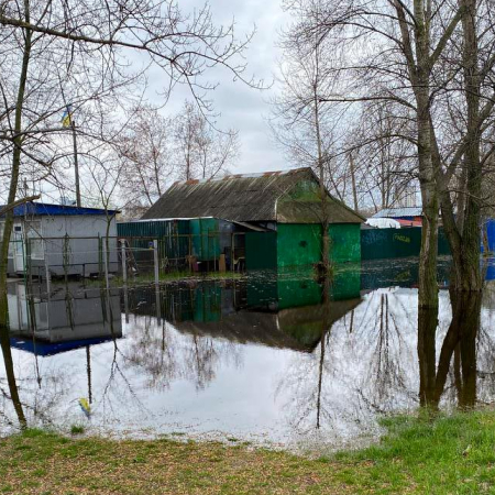 Через сезонне підняття рівня води у річках у низці областей України підтоплено близько 500 домогосподарств