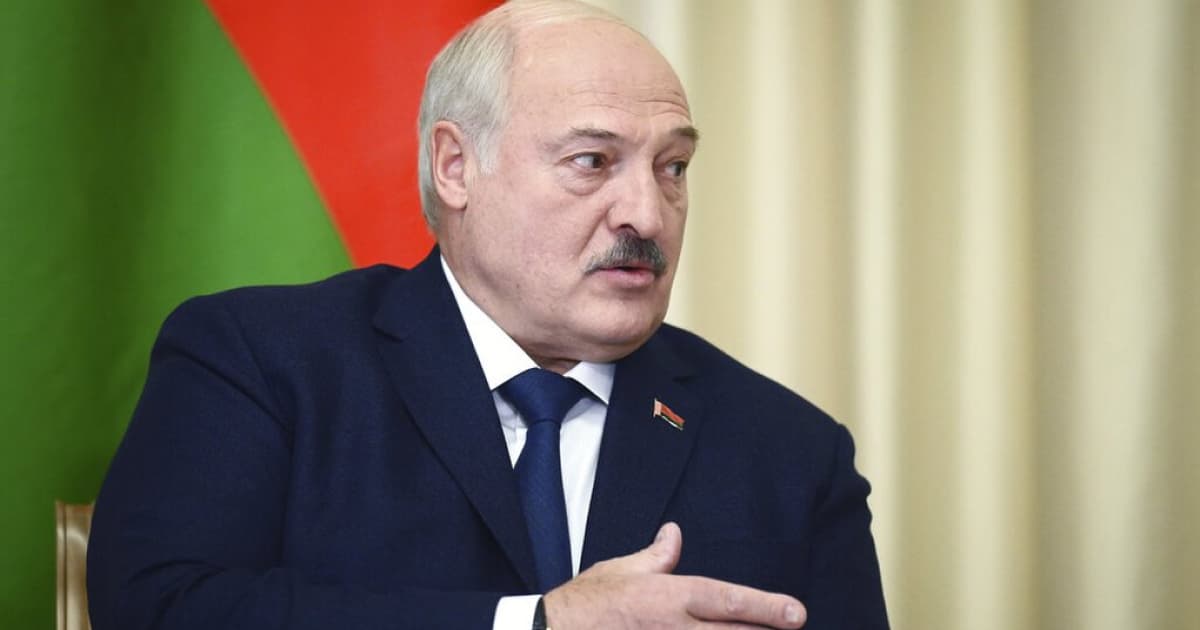 Self-proclaimed "president" of Belarus Alexander Lukashenko meets with the head of the illegal armed group "DPR" Denis Pushilin, in Belarus - Belarusian propaganda news agency BelTA