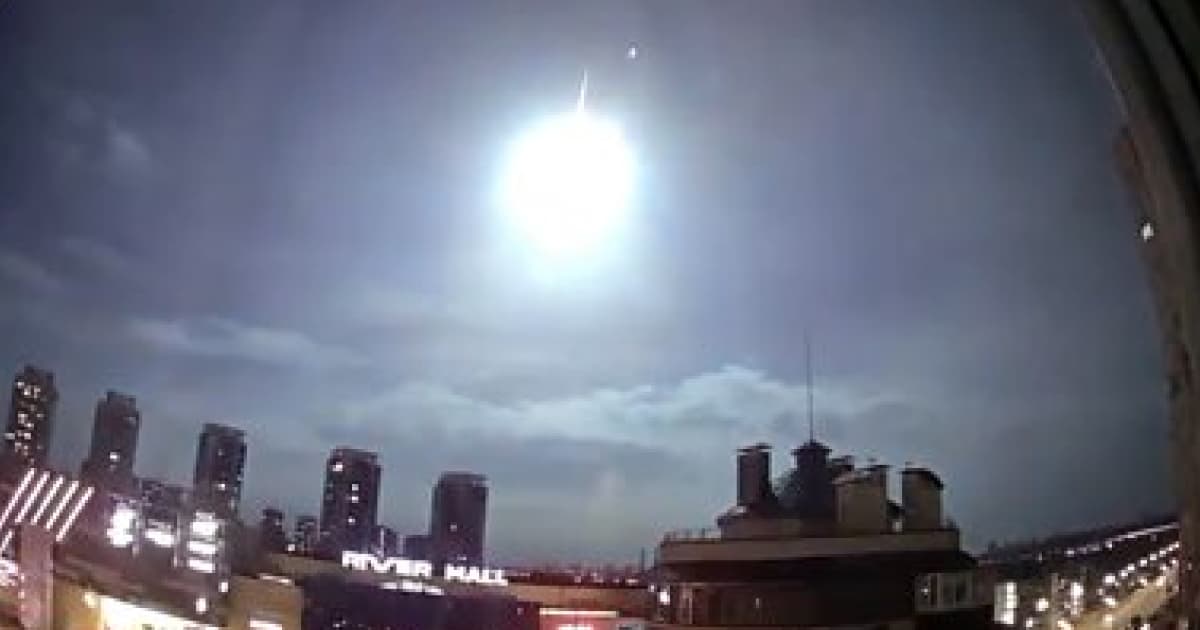 An unusual flash in the sky over Kyiv on the evening of April 19