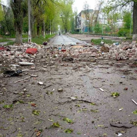 Russian military conducts air strike on the centre of Avdiivka in the Donetsk region