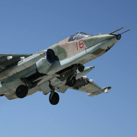 На Запорізькому напрямку нацгвардійці уразили два російські літаки Су-25