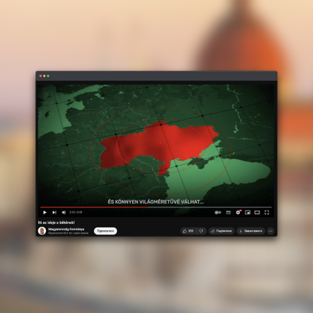 The Hungarian government's channel releases a video showing the territory of Ukraine without the temporarily occupied Crimea