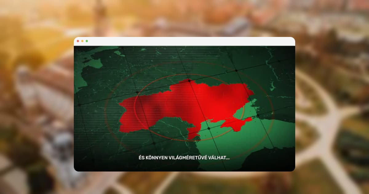 Hungarian government removes video showing an incorrect Ukrainian map