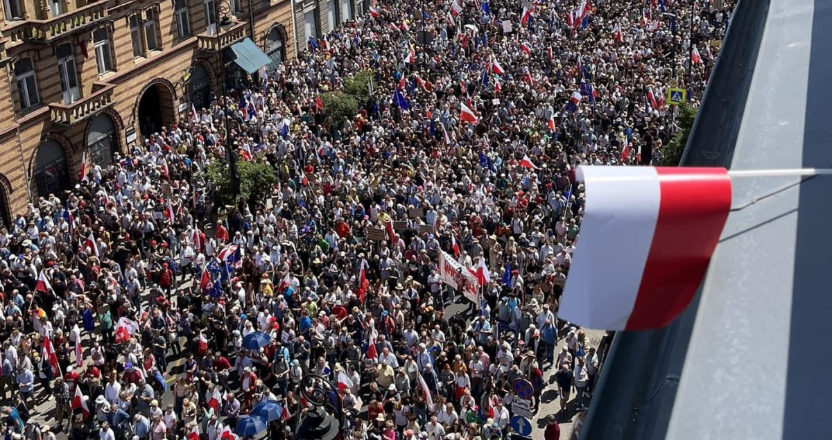 4 червня у Польщі пройшов антиурядовий протест