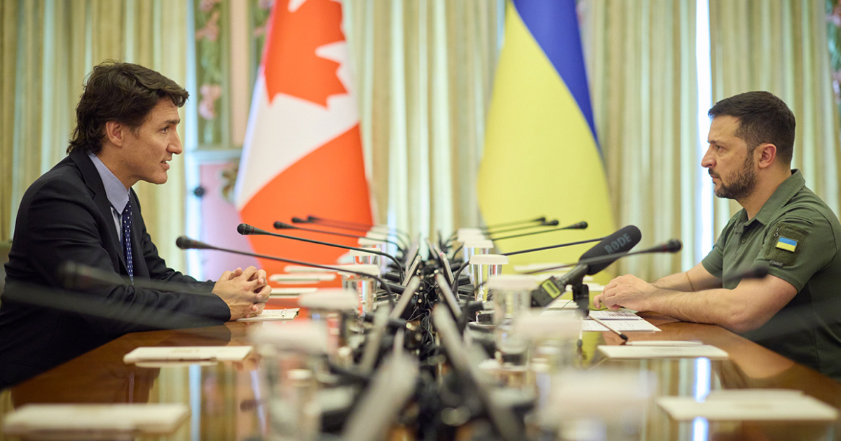 Canadian Prime Minister arrives in Kyiv for an unannounced visit