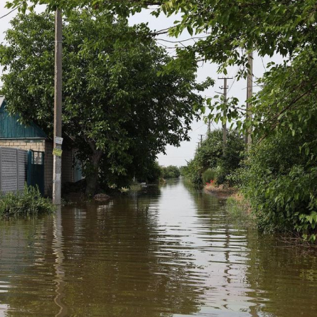 Площа затоплення на Херсонщині зменшилася майже вдвічі