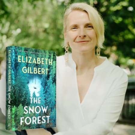 Writer Elizabeth Gilbert postponed the publication of her book The Snow Forest, which is set in Siberia, Russia