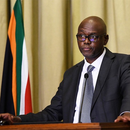 South African President's spokesperson Vincent Magwenya questions the authenticity of the explosions in Kyiv