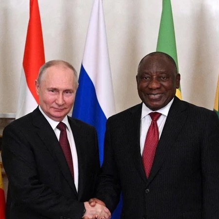 Leaders of African countries meet with Russian President Putin