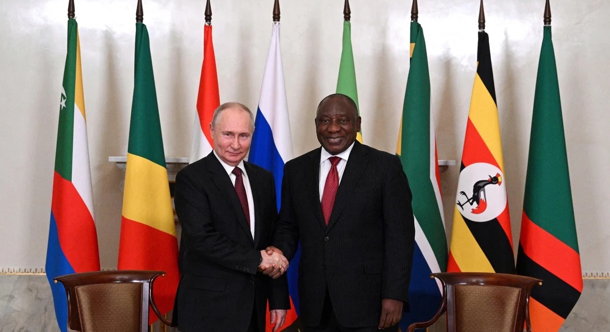 Leaders of African countries meet with Russian President Putin