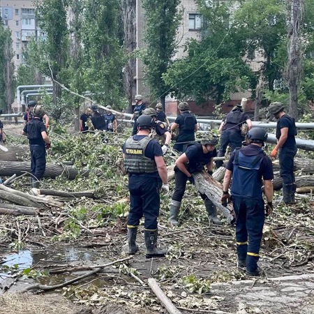 The water level in the Kherson region continues to decrease