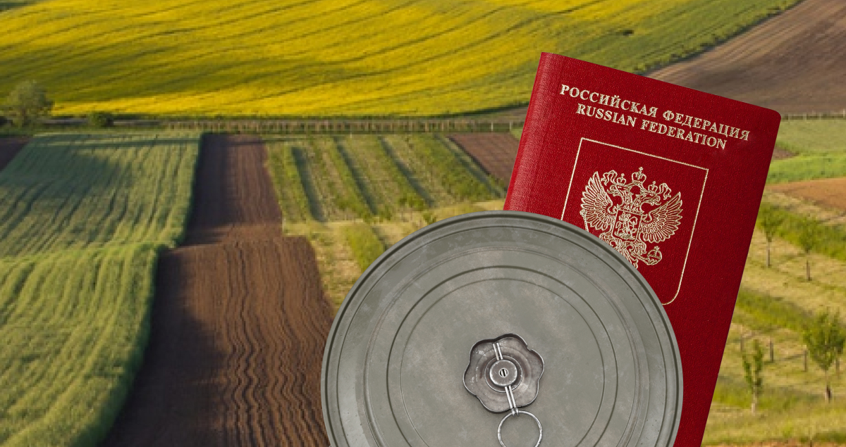 Russians mine land plots of people who refused Russian passports