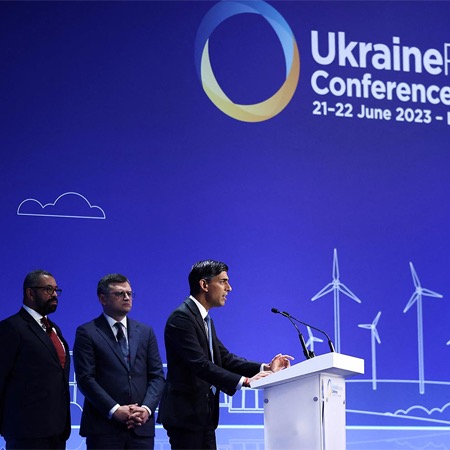 Conference on rebuilding Ukraine starts in London