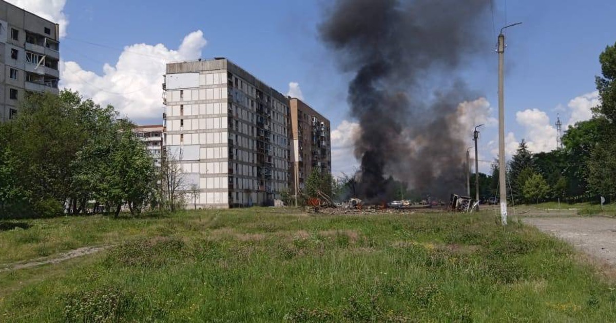 Russians attacked Pervomaiskyi in the Kharkiv region with a high-explosive shell