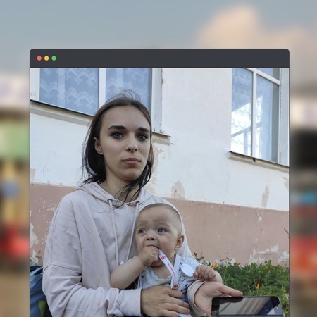 До України з Росії повернулася депортована мама з маленьким сином