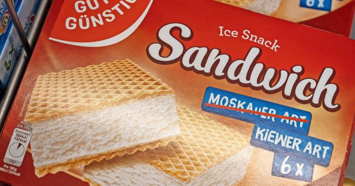 У Німеччині мережа супермаркетів «Edeka» перейменувала «Московське» морозиво на «Київське»