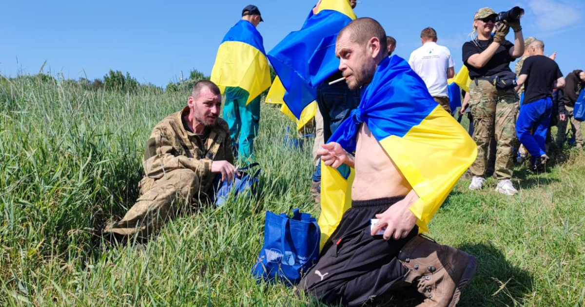 Україна повернула з полону 45 військових ЗСУ, Нацгвардії, ДПСУ та двох цивільних