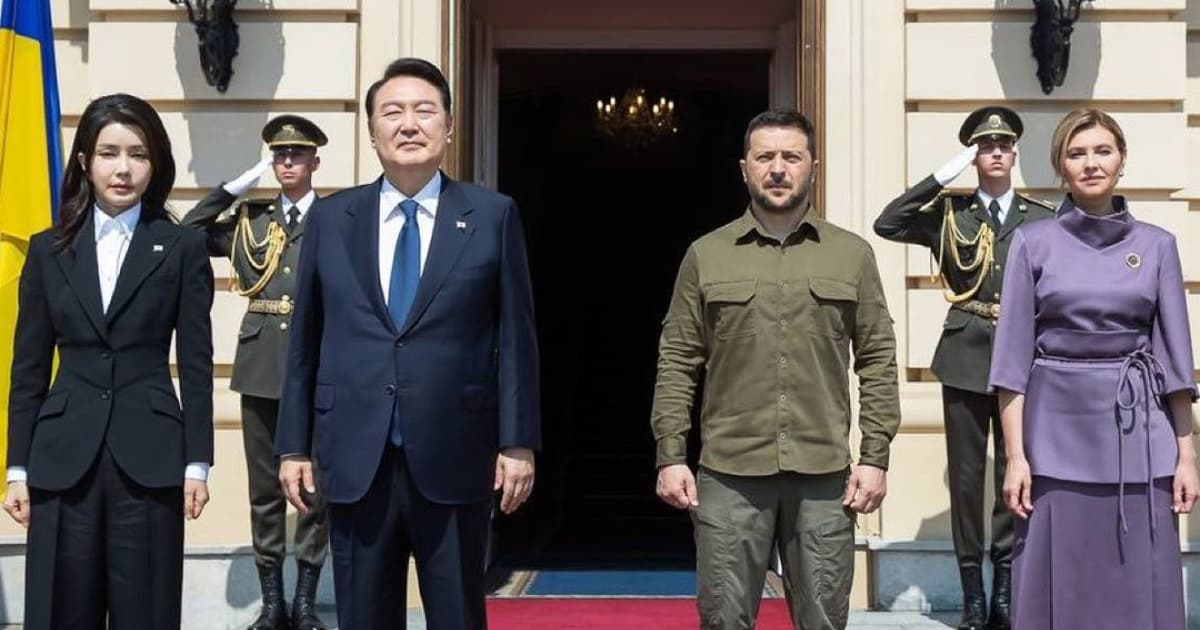 Presidents of Ukraine and South Korea hold a meeting