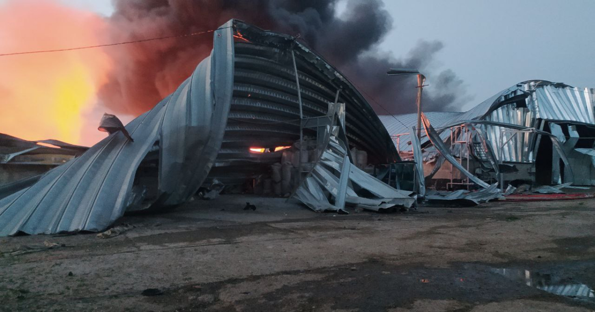 Росіяни знищили 100 тонн гороху і 20 тонн ячменю в Одеській області