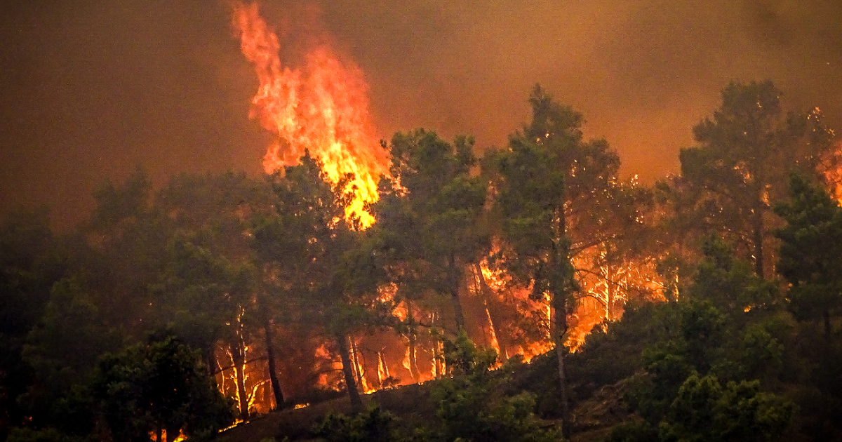 З острова Родос евакуювали 19 тисяч людей через лісові пожежі
