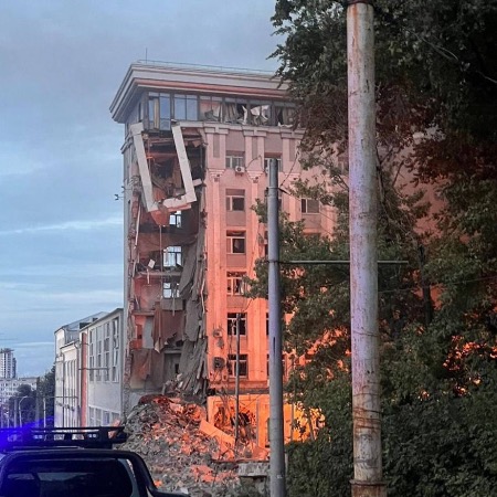 The high-rise building hit by a missile in Dnipro was not yet inhabited